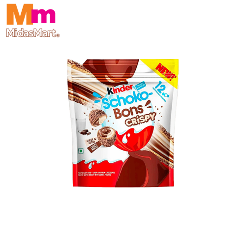 KINDER SCHOKOBONS CRISPY MILK CHOCOLATE (67.2G)