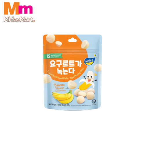 TEN TEN FREEZE DRIED YOGURT MELTS BANANA (15G)