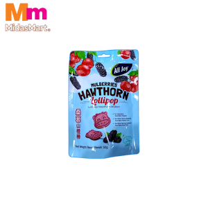 ALL JOY HEART LOLLIPOP MULBERRY FLAVOR (50G)