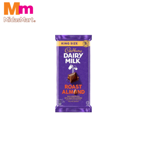 CADBURY DAIRY MILK ROAST ALMOND SHARING BAR (190G)