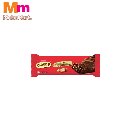 CLOUD 9 HAZELNUT CHOCOLATE BAR (32G)
