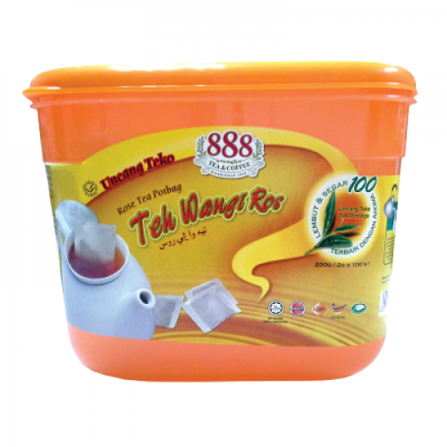 888 TEA POTBAG WANGI ROS 1X100SX2G