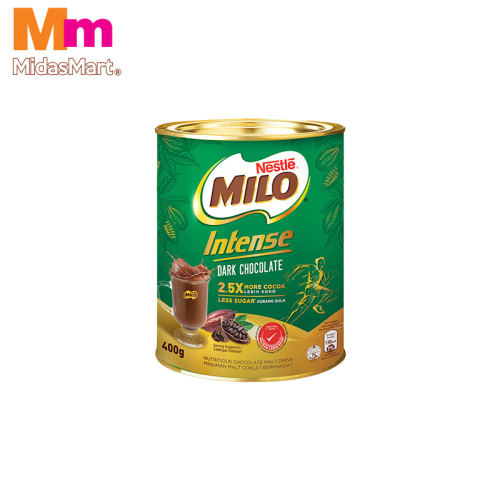 MILO INTENSE DARK CHOCOLATE TIN (400G)