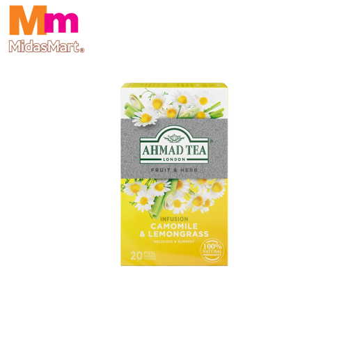 AHMAD TEA CAMOMILE AND LEMONGRASS INFUSION (20'S)