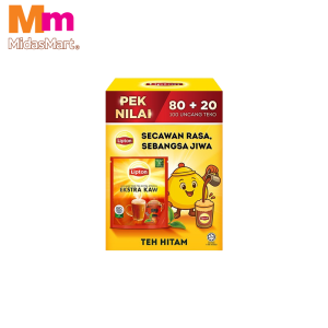 LIPTON KAW BLACK TEA POTBAGS (100'S X 2.3G)