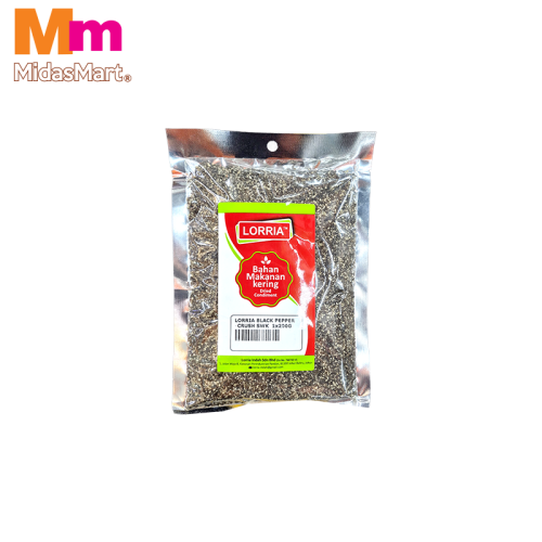 LORRIA SARAWAK CRUSHED BLACK PEPPER (200G)