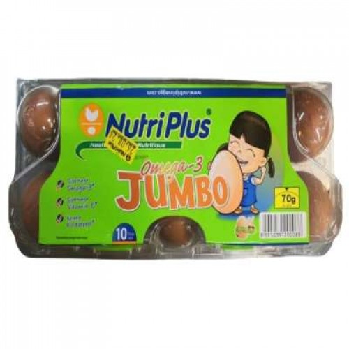 NUTRIPLUS JUMBO OMEGA-3 EGGS 1X10S