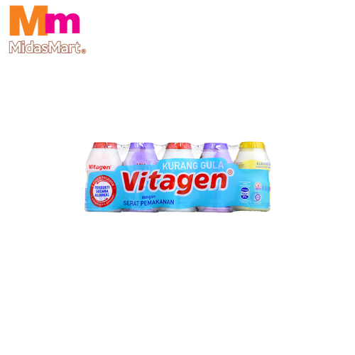 VITAGEN LESS SUGAR ASSORTED (5S X 125ML)