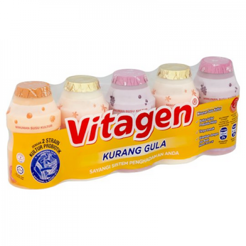 VITAGEN LESS SUGAR ASST  1X5X125ML