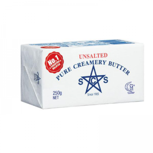 SCS UNSALTED BUTTER 1X227G