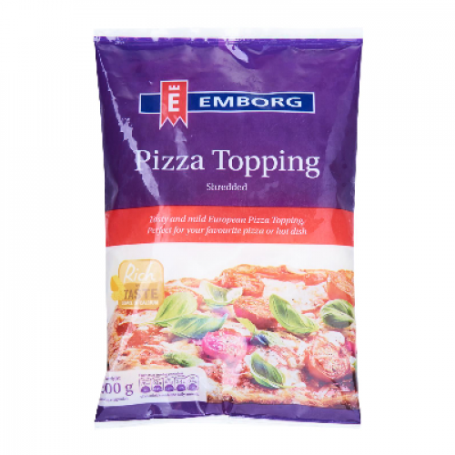 EMBORG PIZZA TOPPING SHREDDED 1X200G