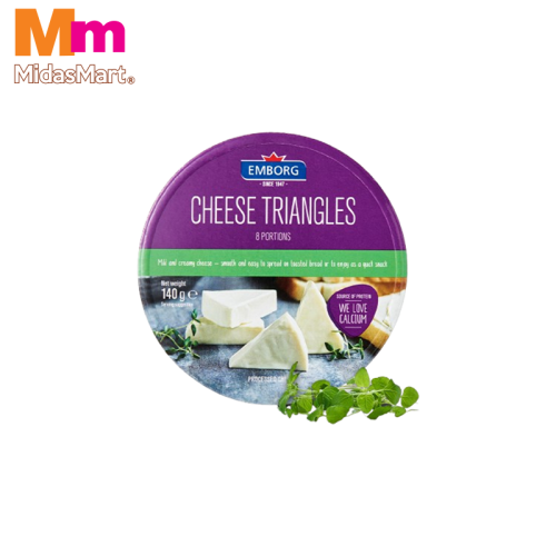 EMBORG TRIANGLE CHEESE (140G)