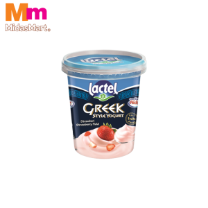 LACTEL GREEK STYLE STRAWBERRY YOGURT (470G)