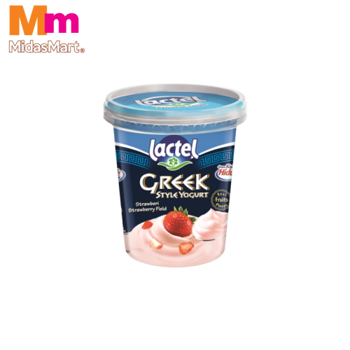 LACTEL GREEK STYLE STRAWBERRY YOGURT (470G)