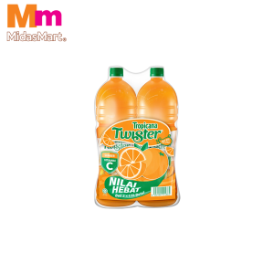 TROPICANA TWISTER ORANGE TWIN PACK (2 X 1.5L)