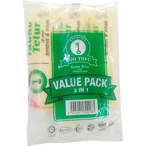 CAP KUNCI TAUHU TELUR VALUE PACK 1X3X130G