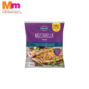 EMBORG SHREDDED MOZZARELLA (500G)