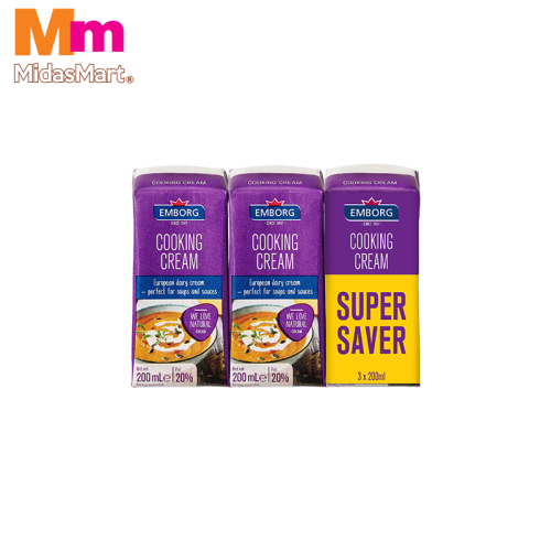 EMBORG FRENCH COOKING CREAM VALUE PACK (3S X 200ML
