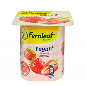 FERNLEAF LOW FAT YOGURT S/BERRY 1X110G