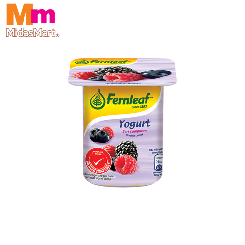FERNLEAF MIXED BERRY LOW FAT YOGURT (110G)