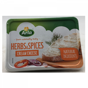 ARLA CREAM CHEESE HERBS & SPICES  1X150G
