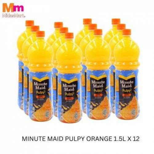MINUTE MAID PULPY ORANGE 1.5L X 12 MINUTE MAID PULPY ORANGE 1.5L X 12