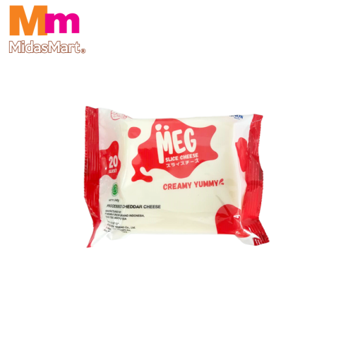 MEG CHEDDAR SLICE CHEESE (20'S)