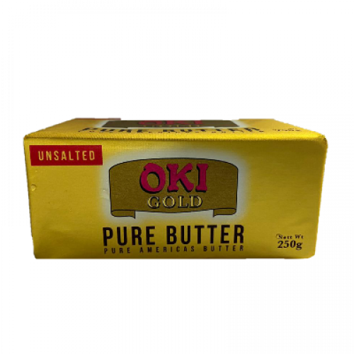 OKI GOLD PURE BUTTER UNSALTED 1X250G