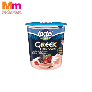 LACTEL GREEK STYLE MULBERRY & BLUEBERRY YOGURT (470G)