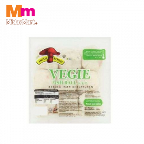 MUSHROOM WHITE VEGIE FISH BALL 1X180G