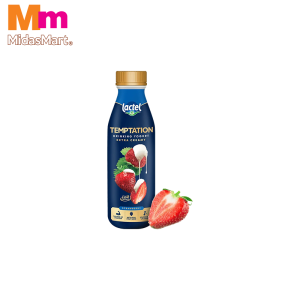 LACTEL TEMPTATION STRAWBERRY DRINKING YOGURT (500G)