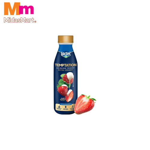 LACTEL TEMPTATION STRAWBERRY DRINKING YOGURT (500G)