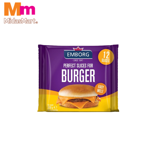 EMBORG PERFECT BURGER SLICES (200G)