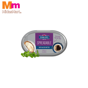 EMBORG SPREADABLE SALTED BUTTER (225G)