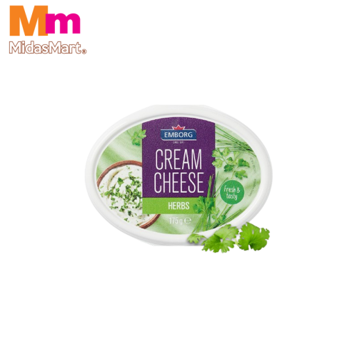 EMBORG CREAM CHEESE WITH HERBS (175G)