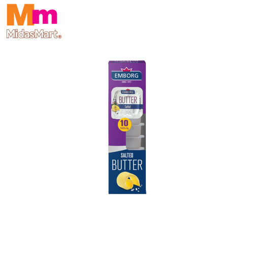 EMBORG SALTED PORTION BUTTER (10 X 8G)