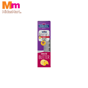 EMBORG UNSALTED PORTION BUTTER (10 X 8G)