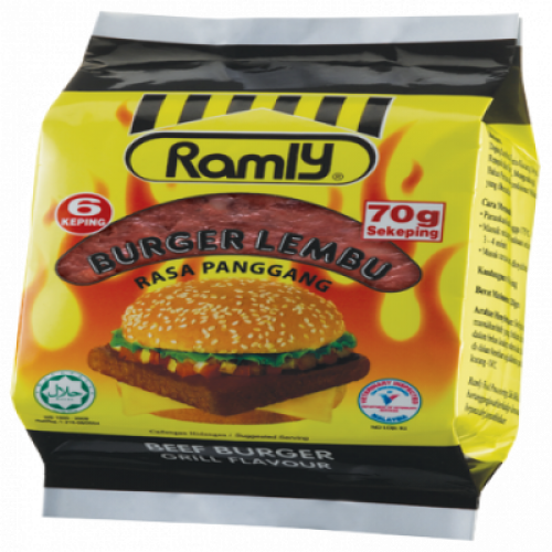 RAMLY BURGER LEMBU RASA PANGGANG 1X420G