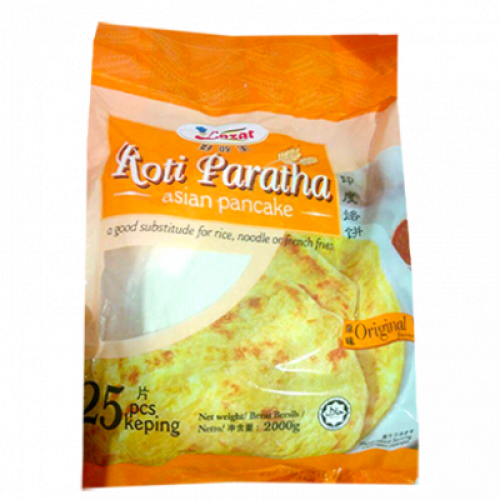 LAZAT ROTI PRATHA ORIGINAL 25'S 1X2KG