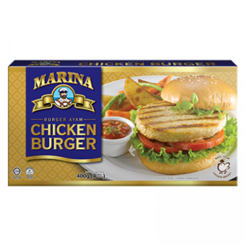 MARINA CHICKEN BURGER(ROUND) 1X400G