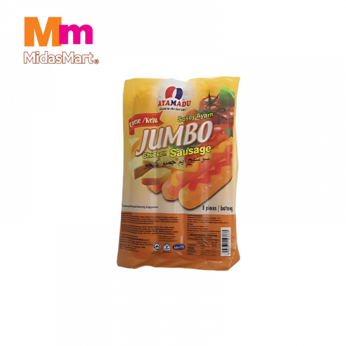Ayamadu Jumbo Chicken Sausage Cheese 8x100g (1pack)