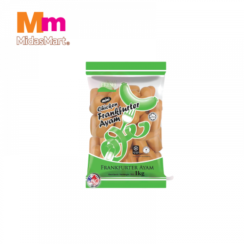 Valley Fresh Mini Chicken Frankfurter 1x1kg