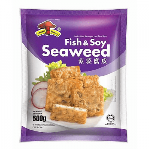 MUSHROOM FISH & SOY SEAWEED 1X500G