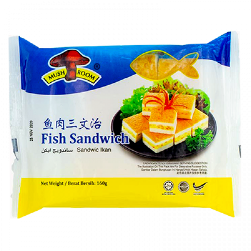 MUSHROOM FISH SANDWICH 1X160G