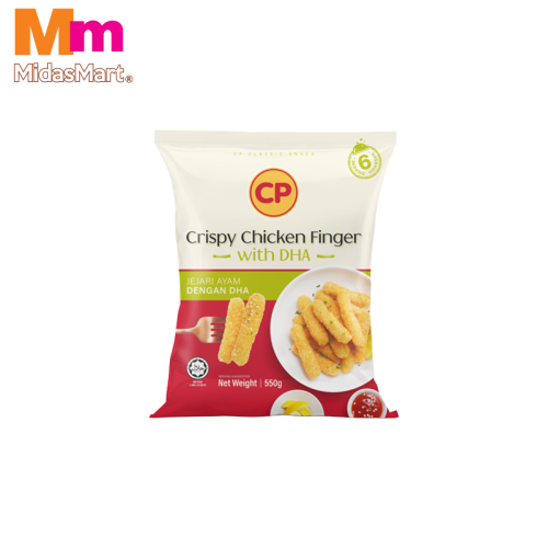 CP CRISPY CHICKEN FINGERS WITH DHA (550G)