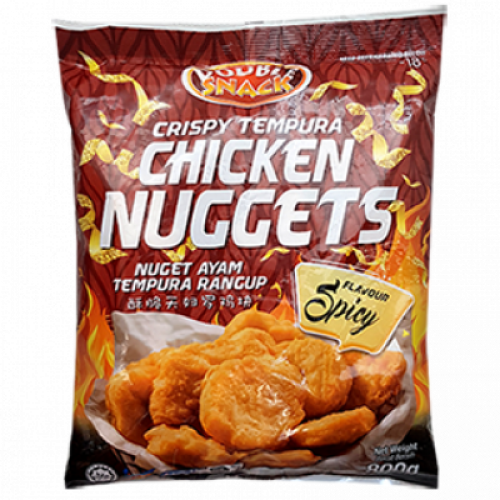 D/SNACK CRISPY TEMPURA NUGGET SPICY 1X800G