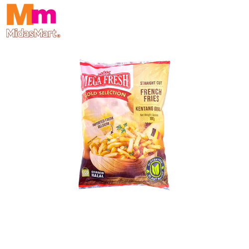 MEGA FRESH GOLD STRAIGHT CUT FRENCH FRIES (1KG)