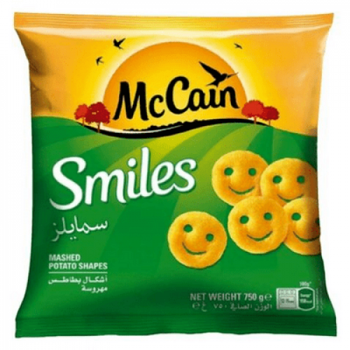 MC CAIN SMILES MASHED POTATO SHAPES 750G