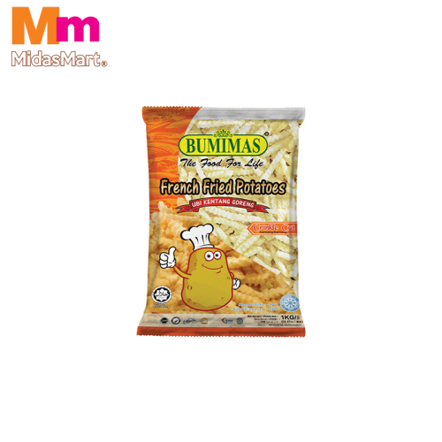 BUMIMAS CRINKLE CUT FRENCH FRIES (1KG)