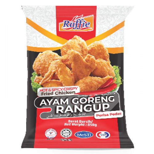 RAFFIE HOT & SPICY FRIED CHICKEN 1X850G